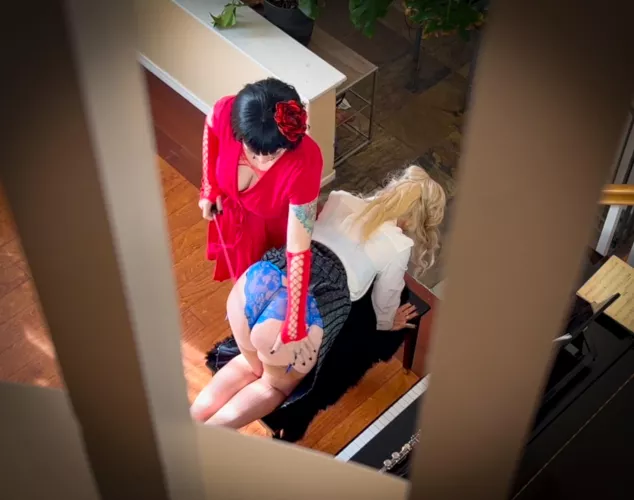 Spankings for my duet partner who didn't practice...