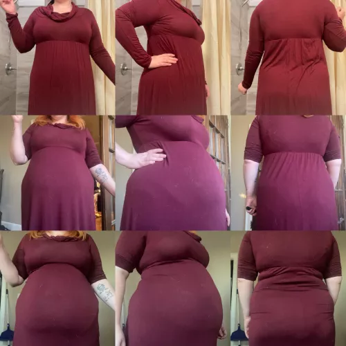 This dress was loose and flowing and now…