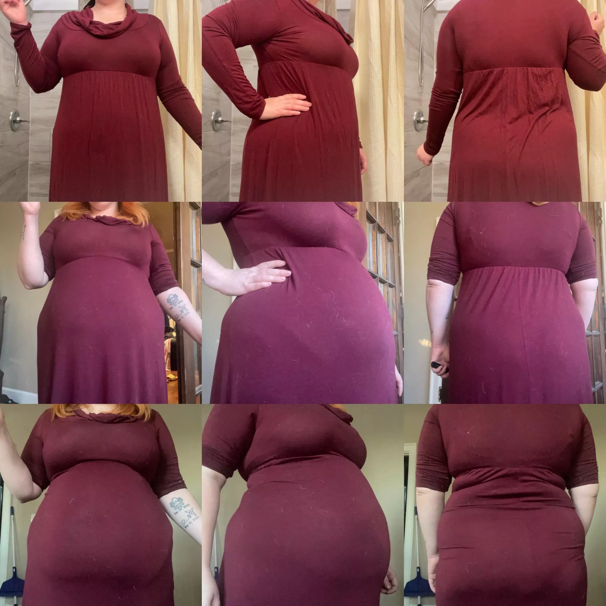 This dress was loose and flowing and now…