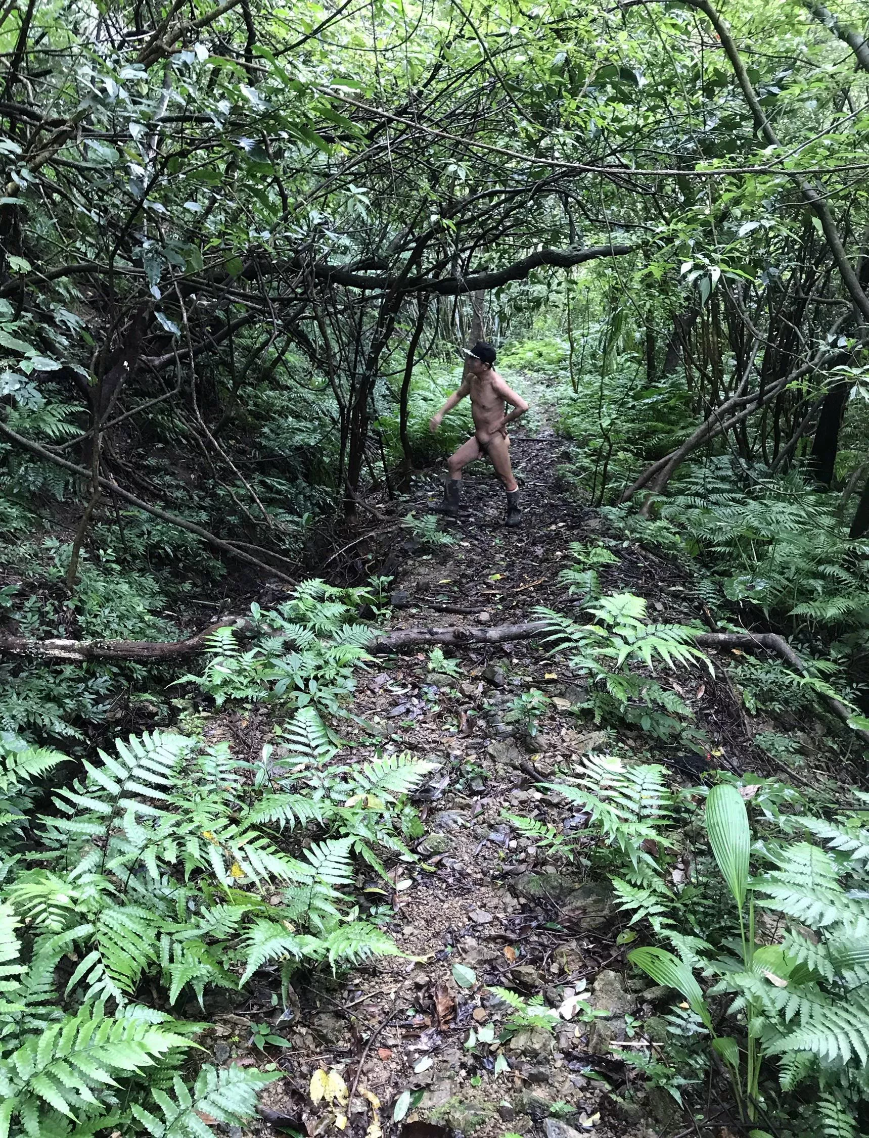 Walk in a lovely mountain