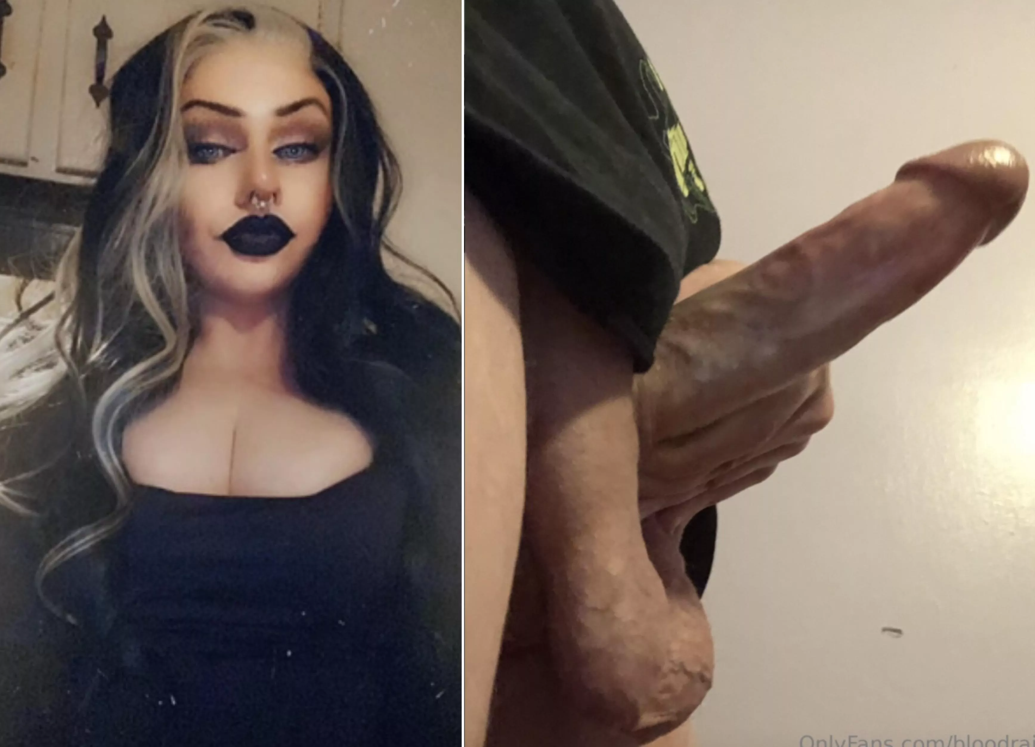 Who wants to drain goth girl cock? 😈🖤