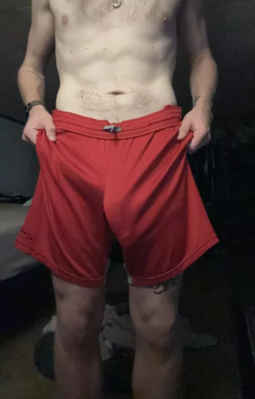 wore these to the gym, noticeable? 