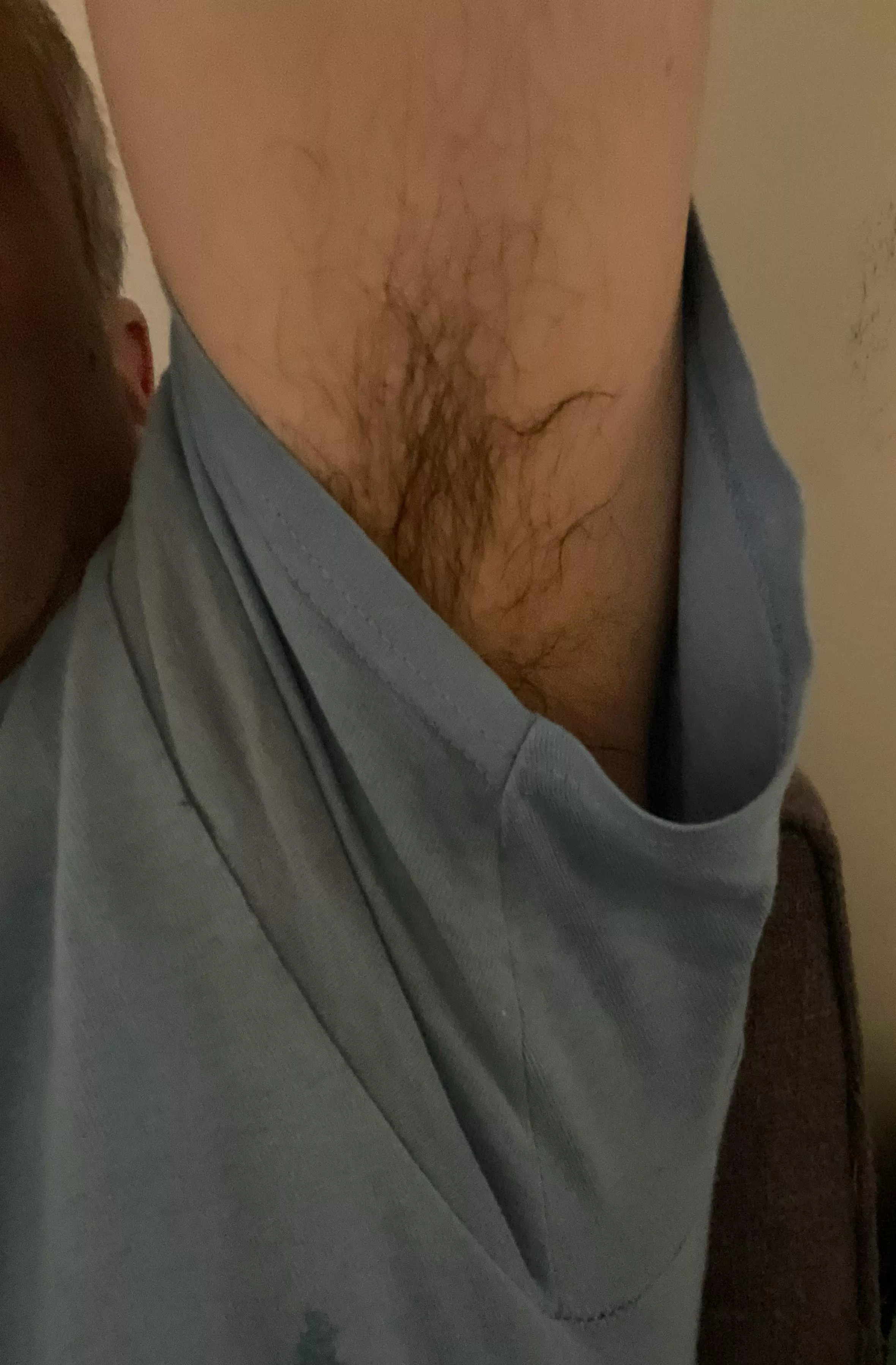 (49) post work out musk that fills the room. 