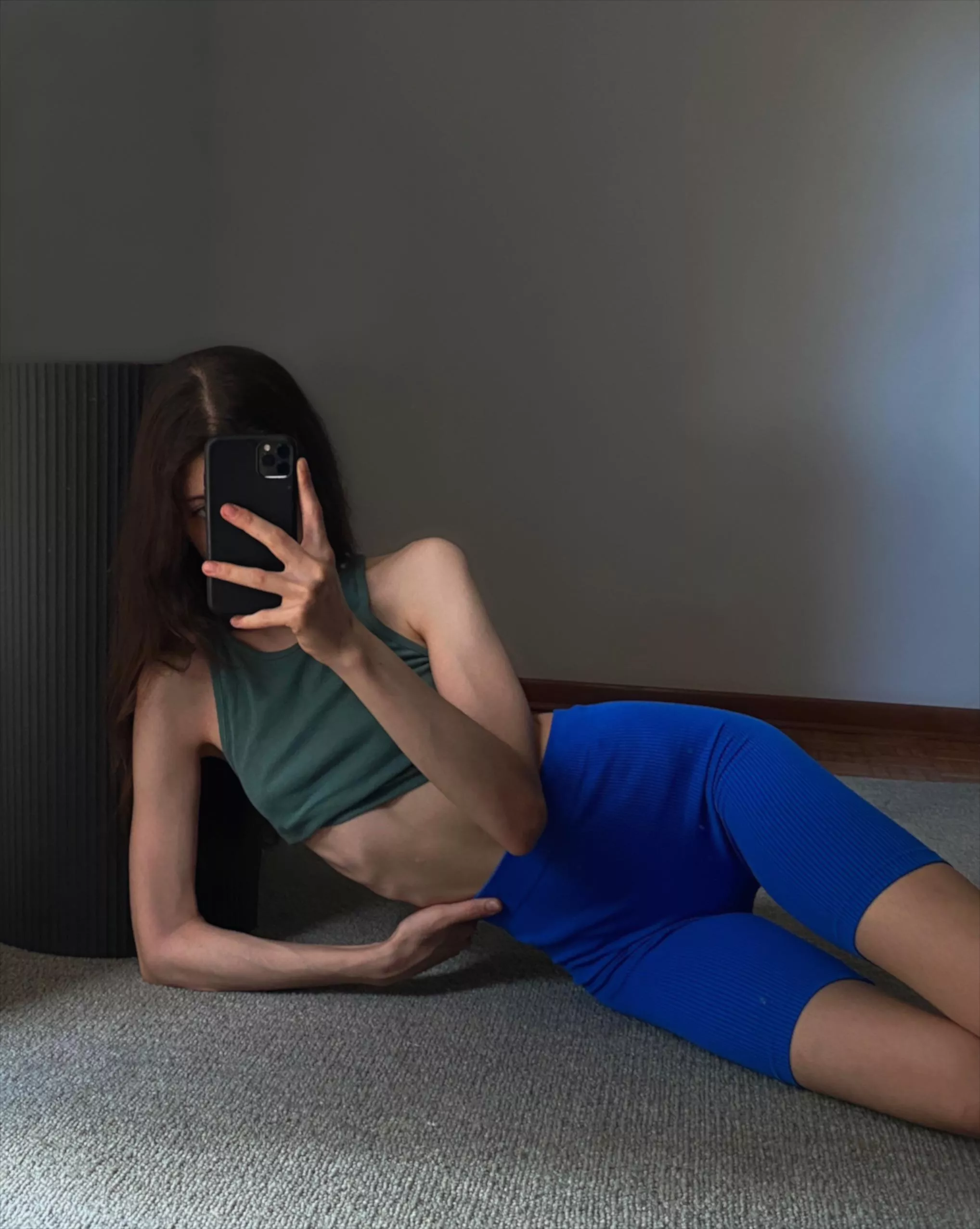 Athletic or just skinny? I would say both! 