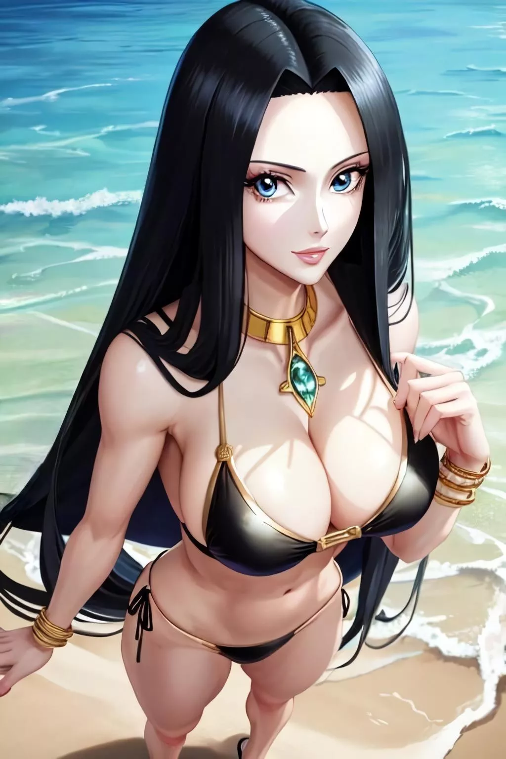Boa Hancock's Glamorous Beach Bikini