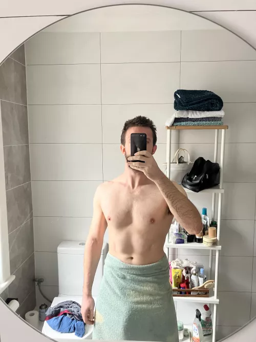 Catch me out the shower like this, what next?