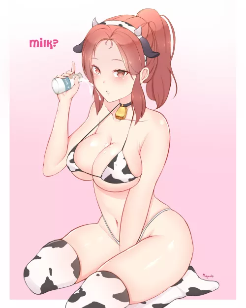 Cow Bikini with Milk