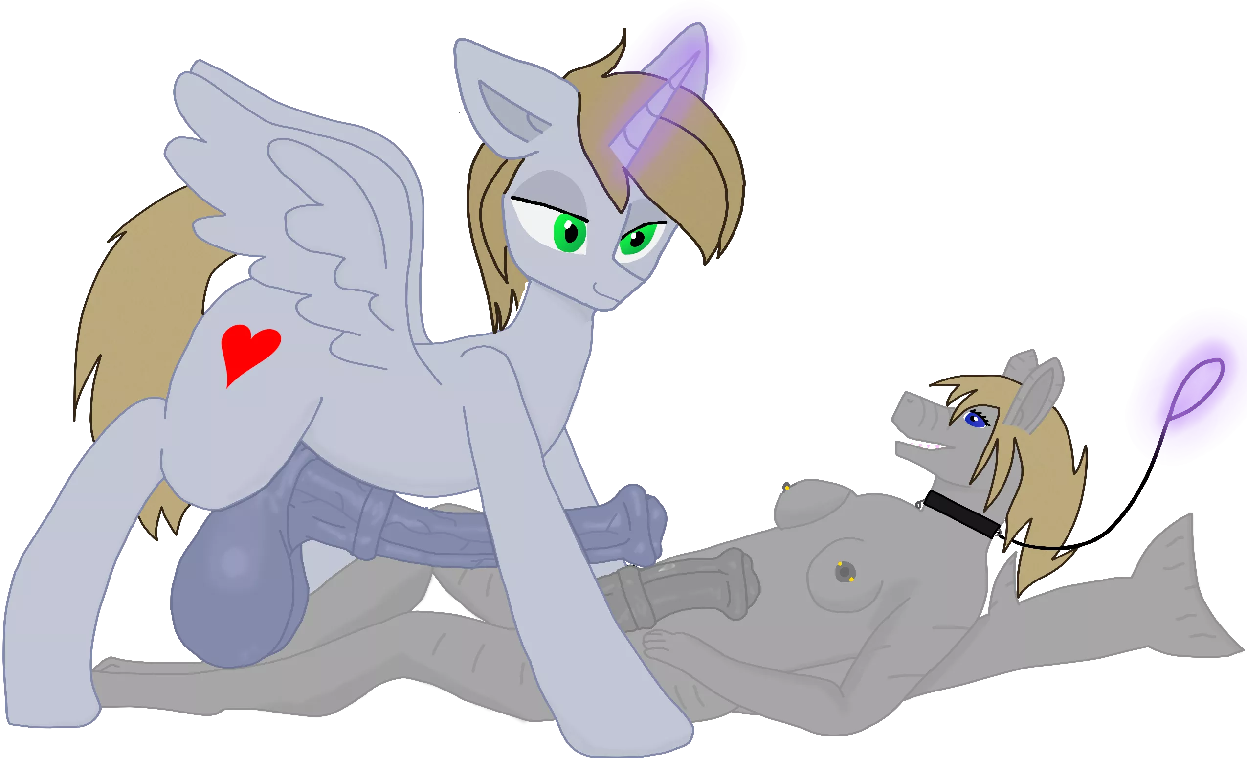 Emperor Bigpip got himself a new pet. (OC)