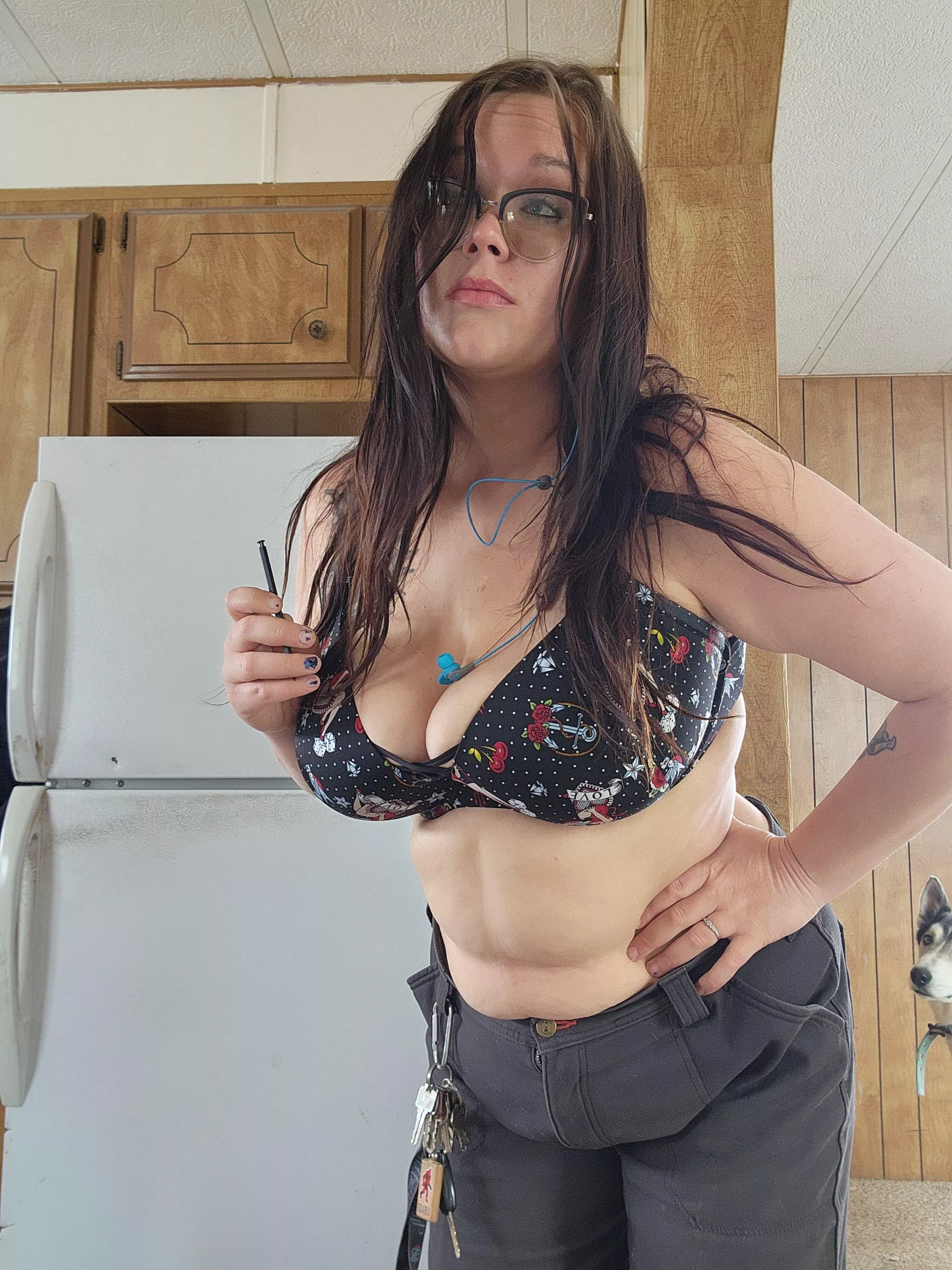 Getting undressed at the job