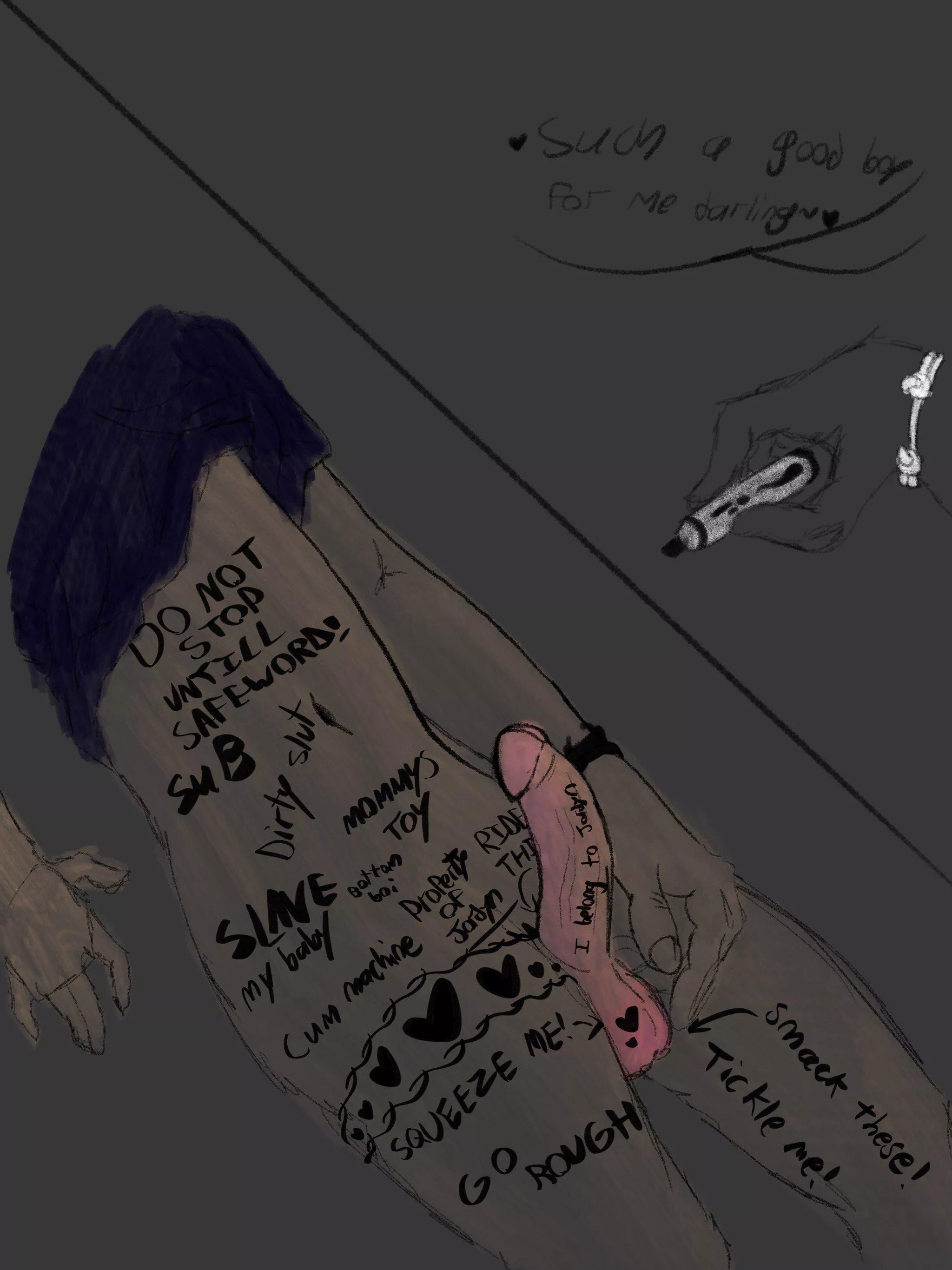 Girlfreind redrew her favorite pic of me☺️