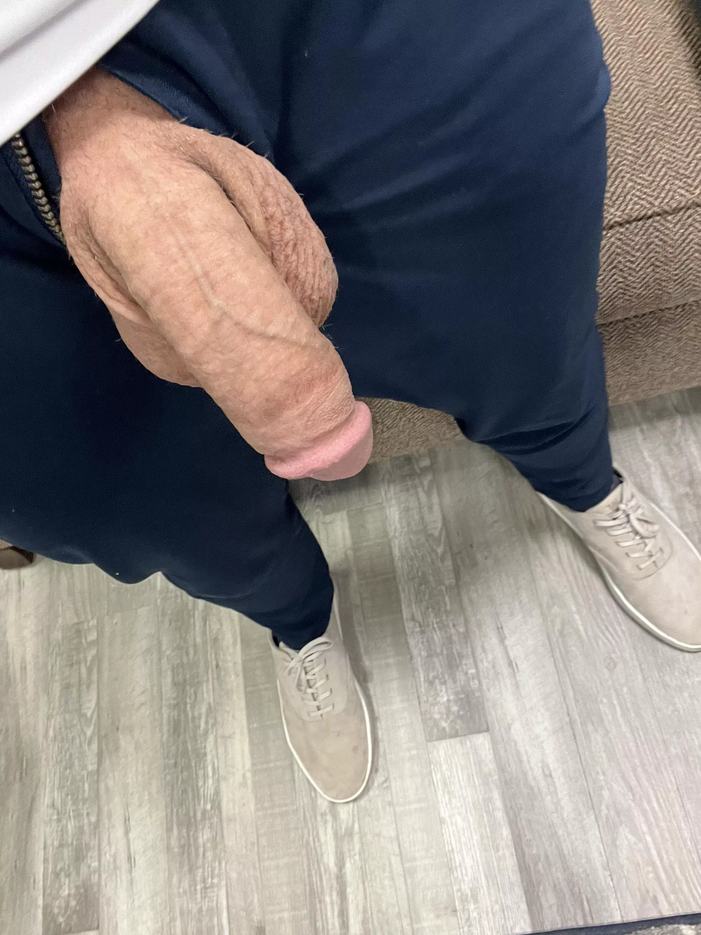 Had to let the guy breathe at work today. Pants were suffocating!