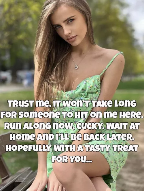 Hopefully she’ll make the wait worthwhile… 😋