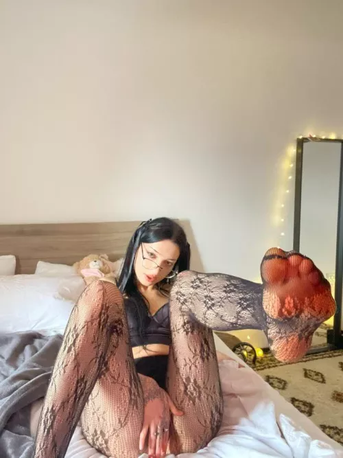 I bought this fishnet, you like it? (18F)