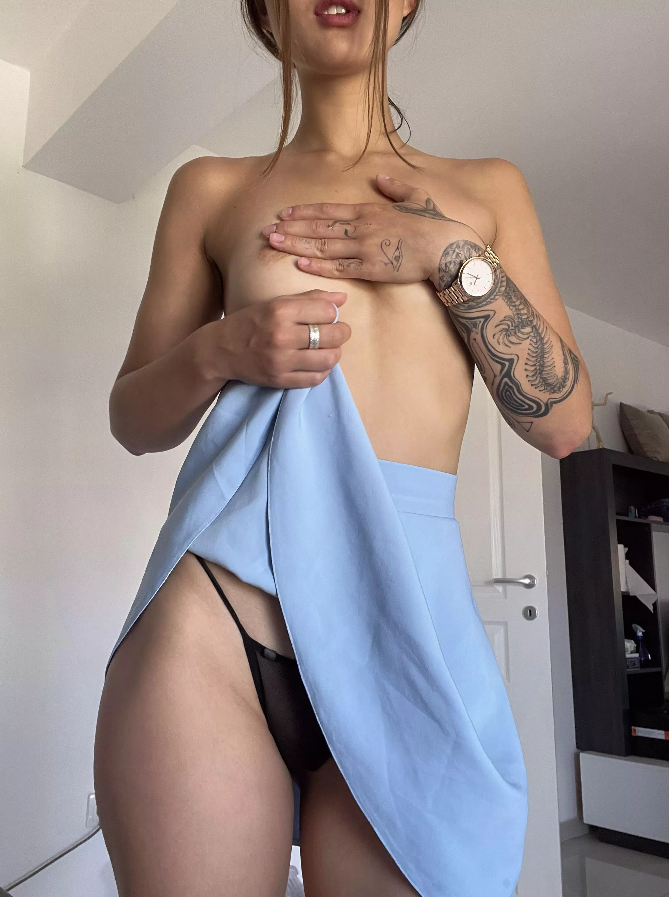 I need your warm load inside me