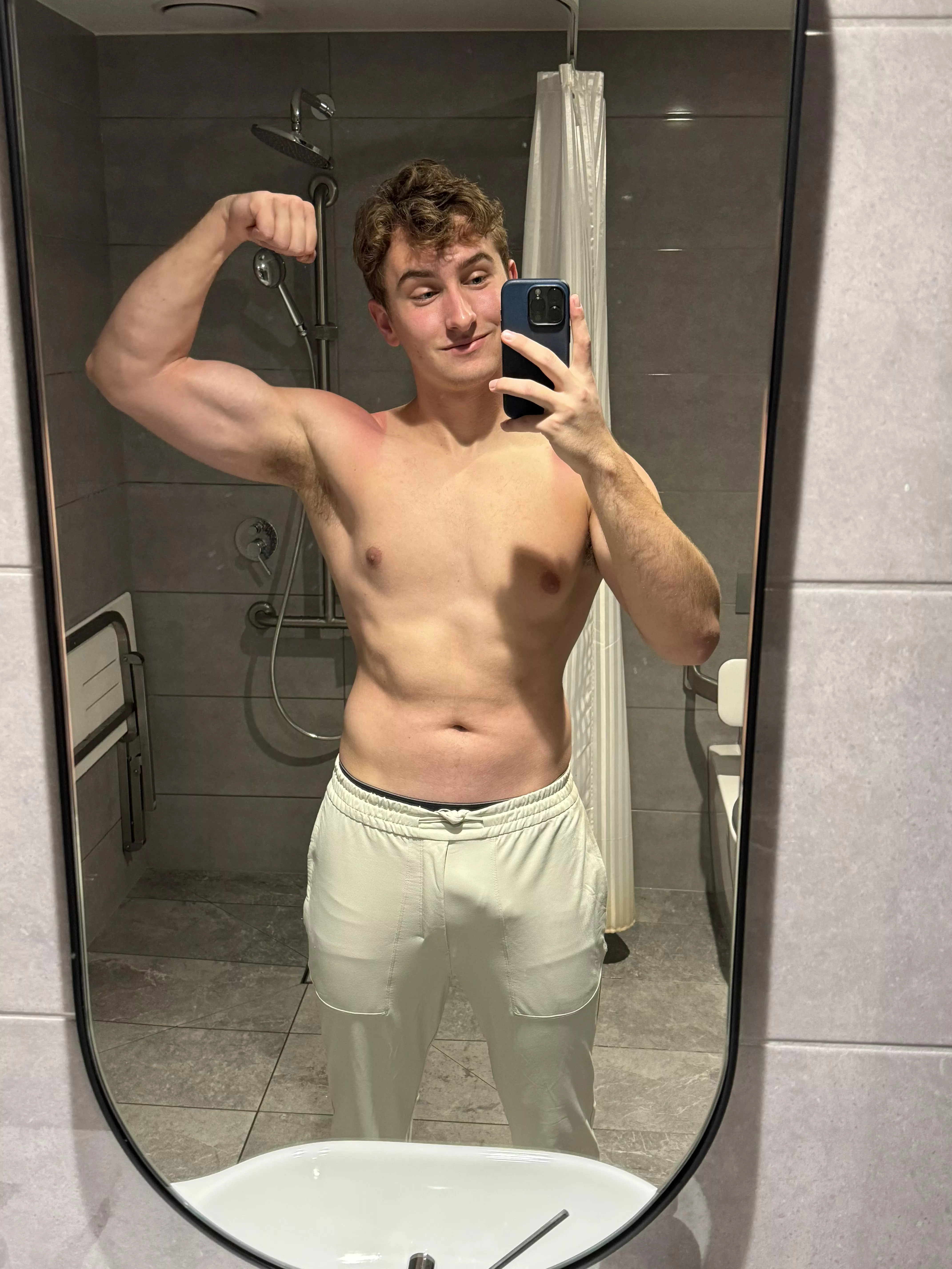 I want to choke you so bad with my huge cock, you down?