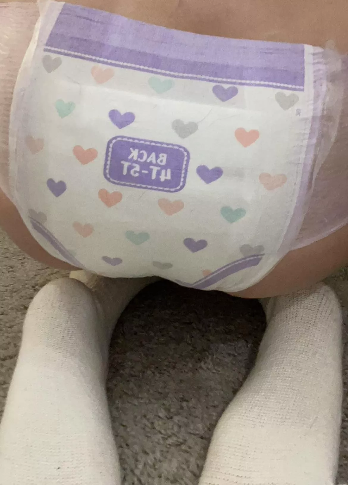 I was able to give them up for a while but I’m back in diapers