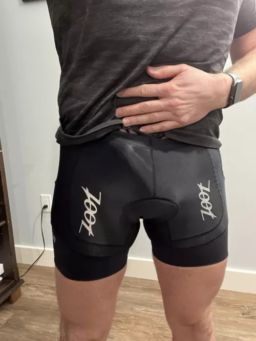 I’m running out of room in my Tri shorts.   