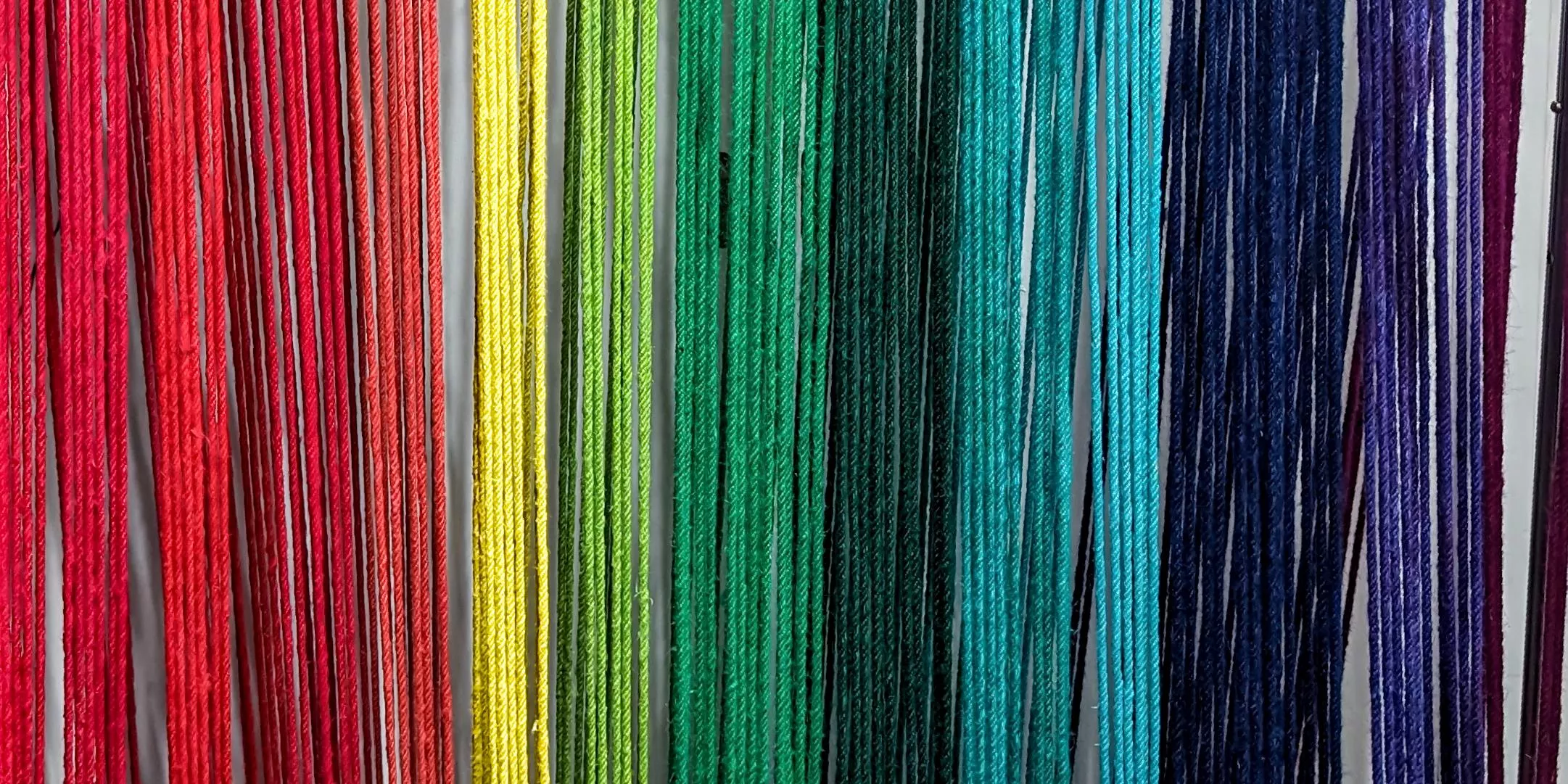 I've transformed the drying rack into a rainbow 🌈