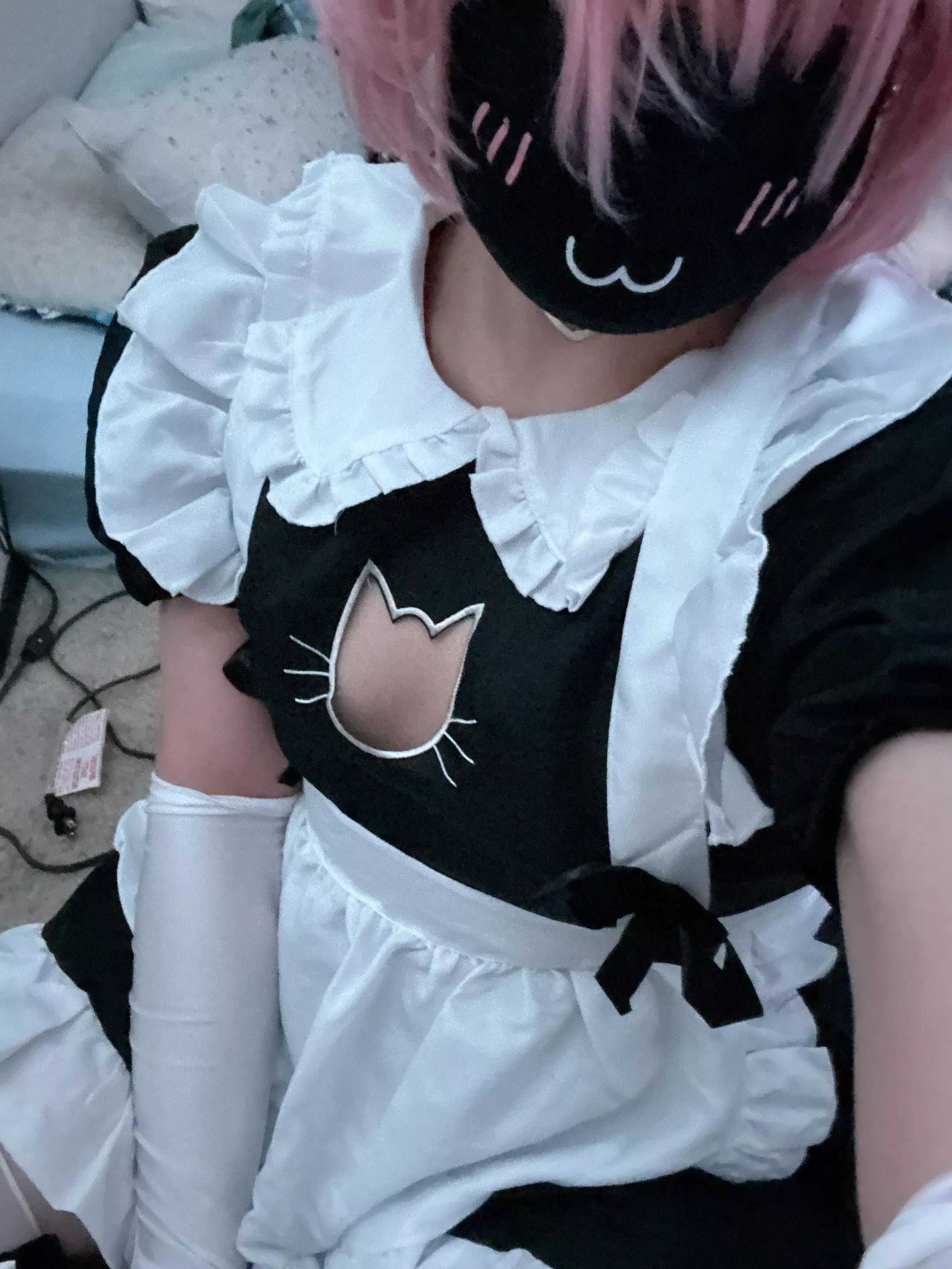 Me in my maid outfit!! What does everyone think?