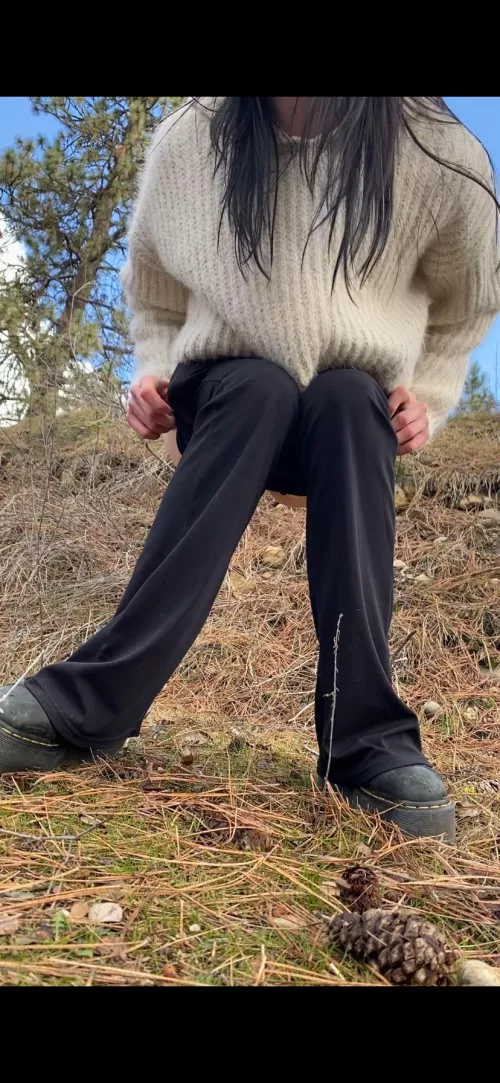 My first public piss was a success