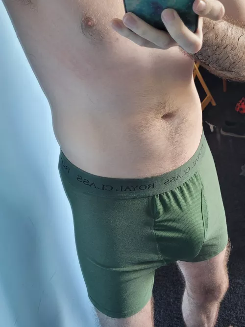 My morning bulge!