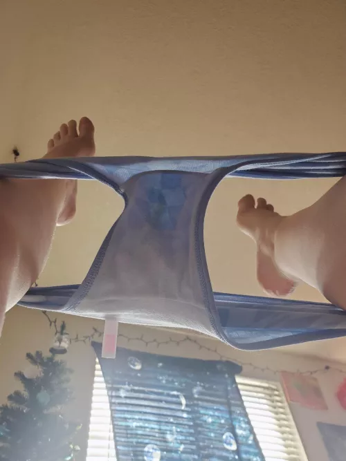 My panties clean my juices up for me