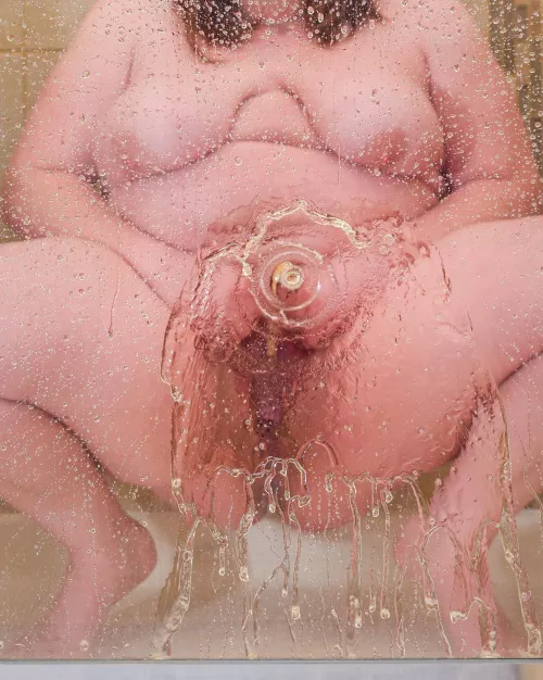 Pissing on the shower door oc