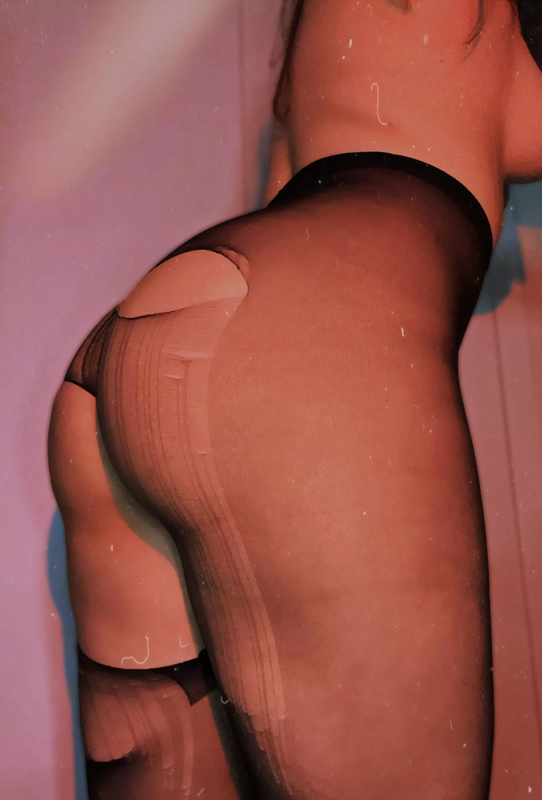 rip my pantyhose for easy access