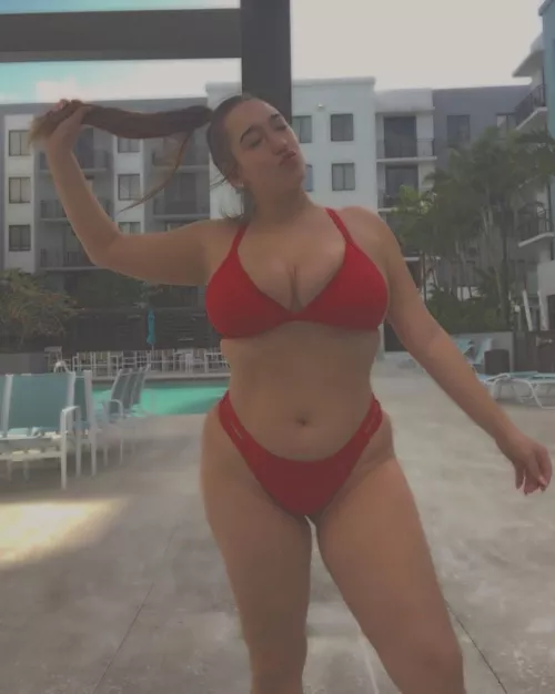 Something is missing between my huge titties