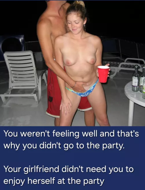 The other guests at the party also really enjoyed her presence