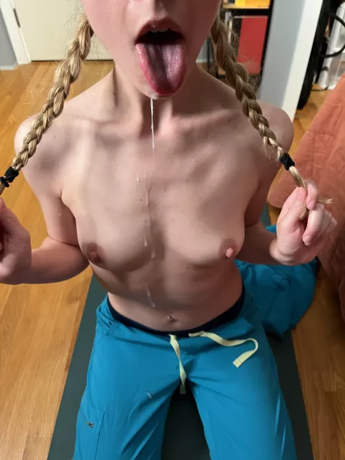 The way his thick cum sticks to me 🤤