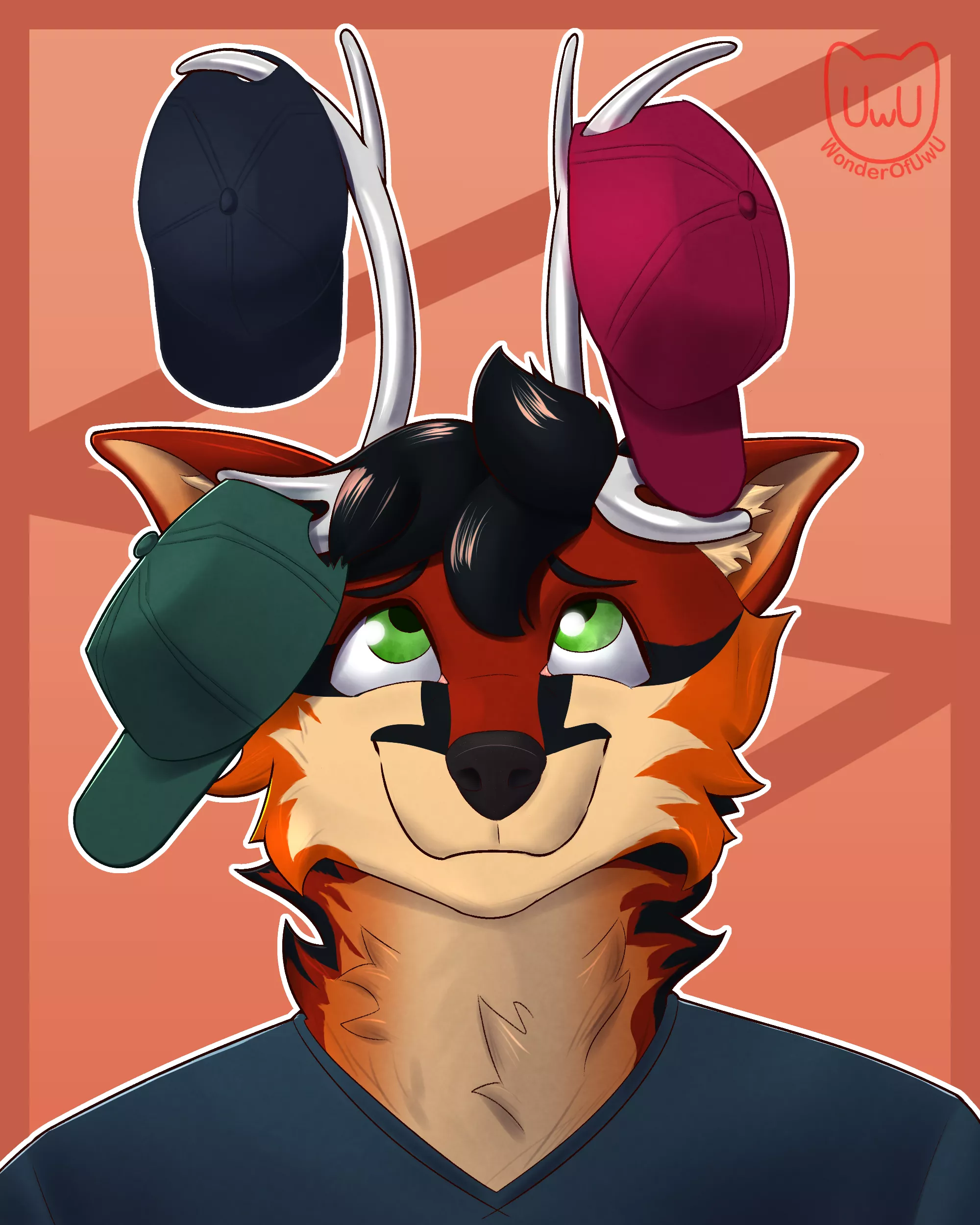 This must be what antlers are for! (art by me, WonderOfUwU)