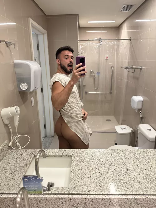 Today the shotting took place in the hospital hehe