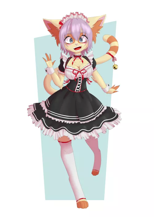 welcome to meow meow coffee XD (art by me, open commissions, DM me so we can create art together, info in the comments )