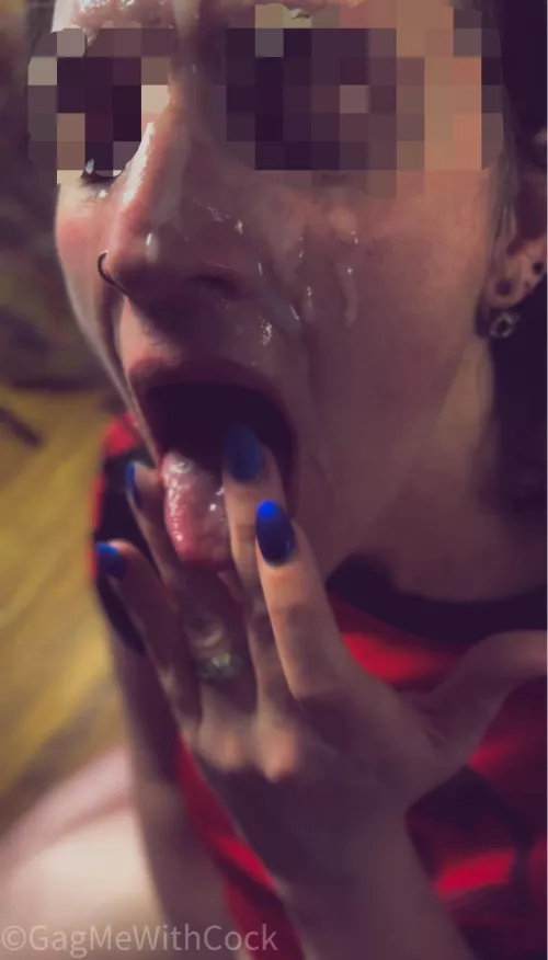 You got cum in my eye lashes 