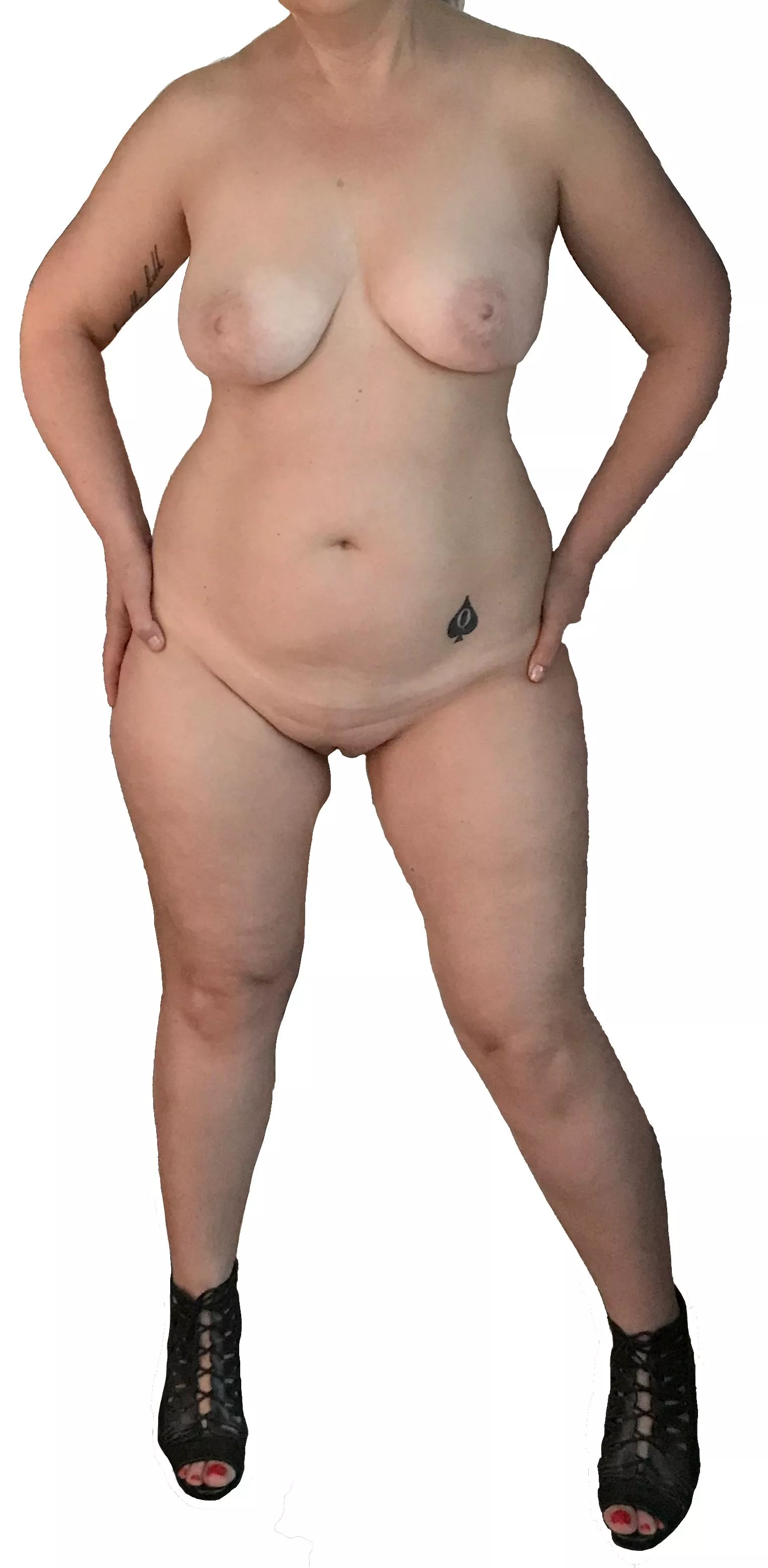 You walk in on me in the shower. What tips you off right away I might go black only? The build, the thigh gap, or the branded QOS tat?