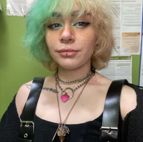 A little highlight to match the hair 💕