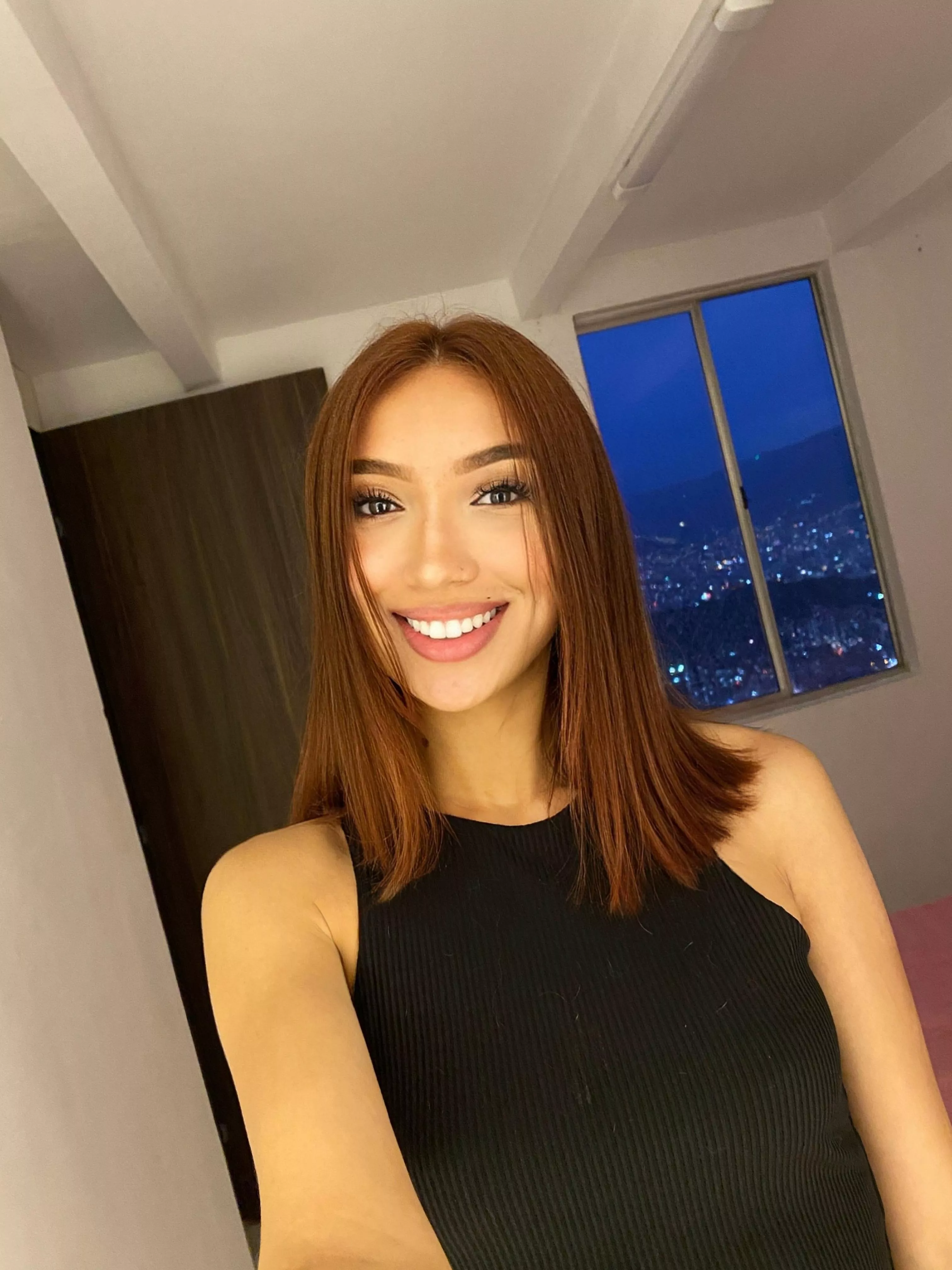 A smile always brightens the day