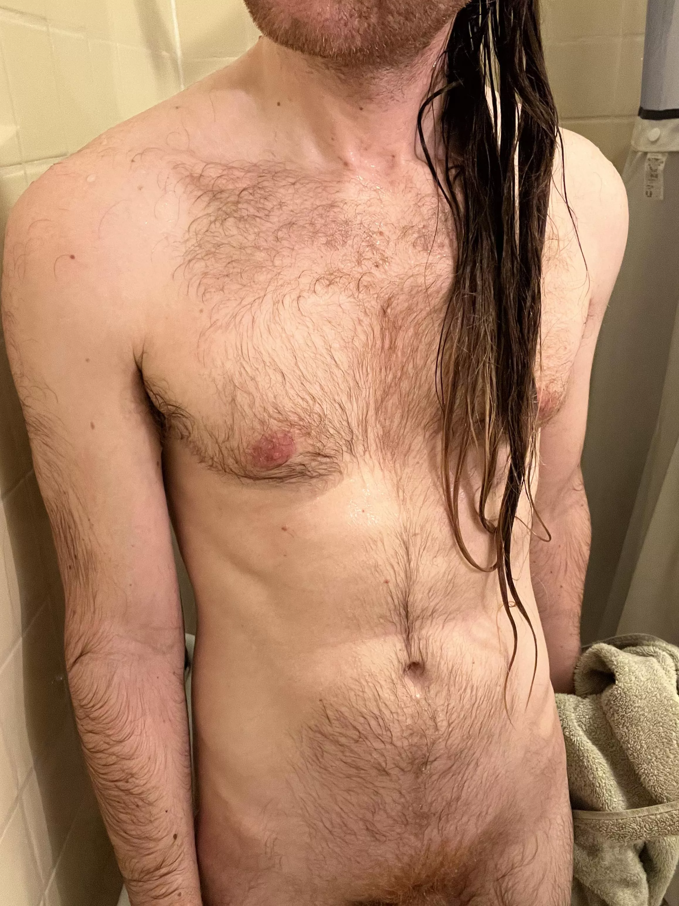 After shower chest