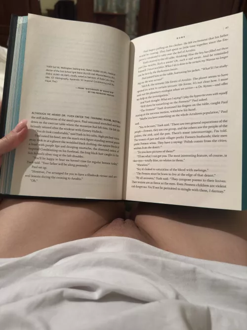 Alright, you can read with me. But don’t get distracted