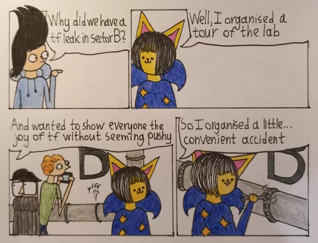 Convenient accident (art by me) 