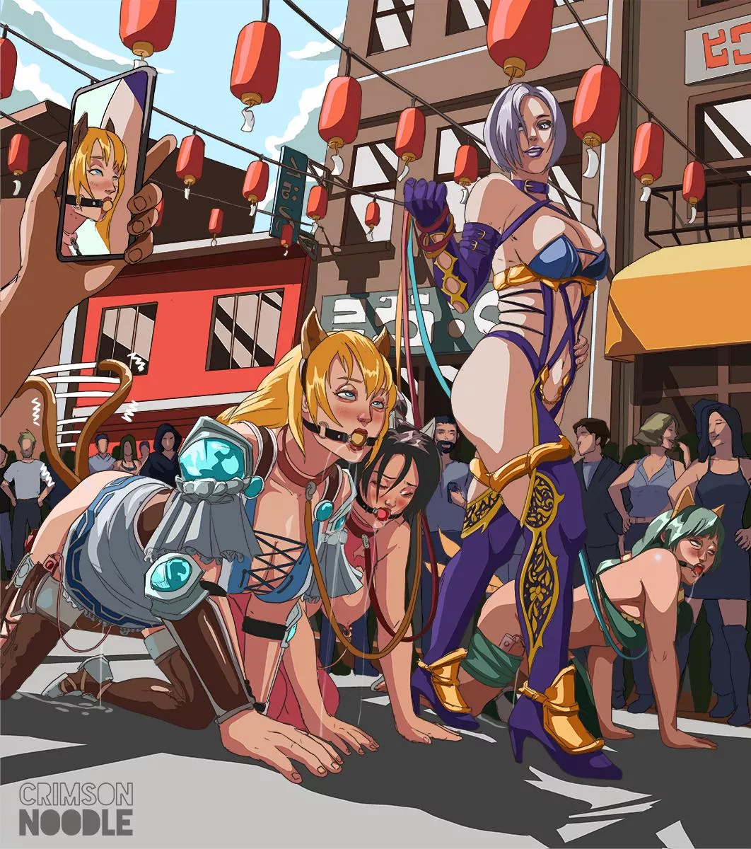 (Crimsonnoodle) Ivy, Sophita, Isabella, Taki and Talim [Soul Calibur]