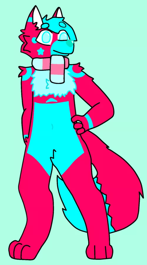 Describe me by my fursona (name is Cozzie btw)