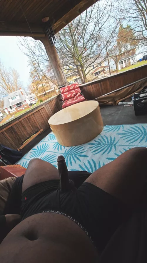 Enjoying my balcony 😌