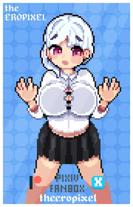 Ero forced against a window.