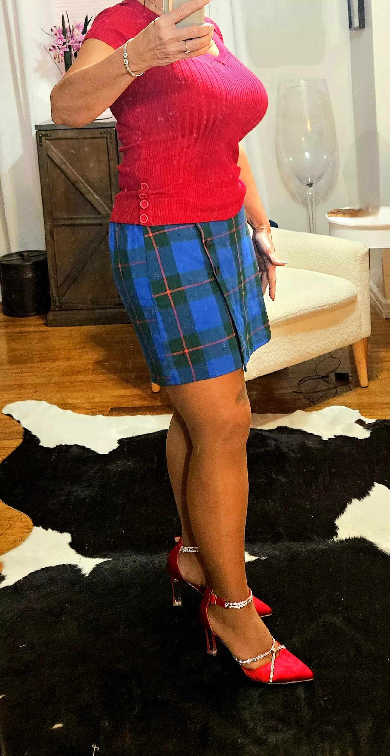 (F54) just a cute work outfit for a rainy day