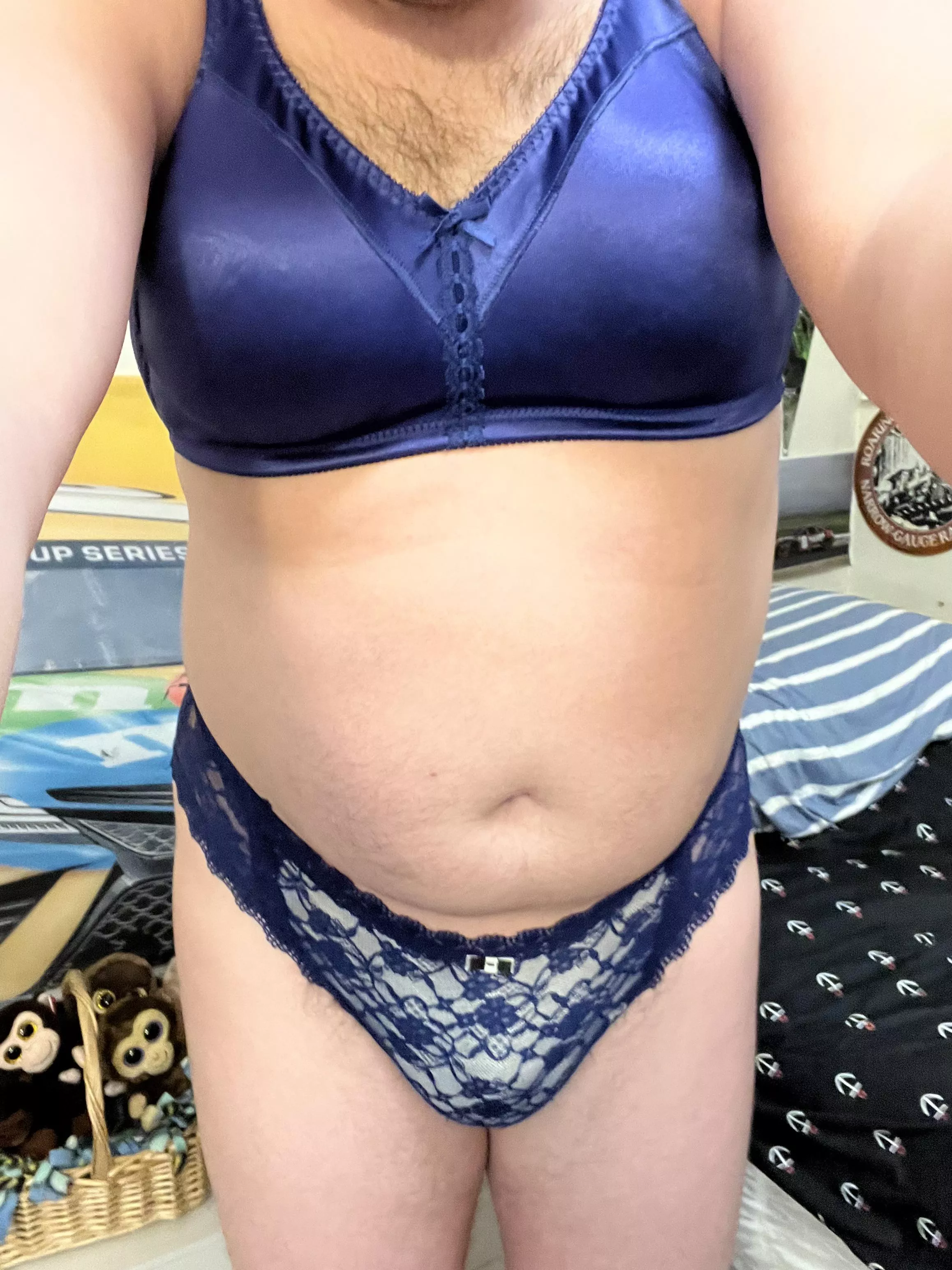 Feeling sexy in blue