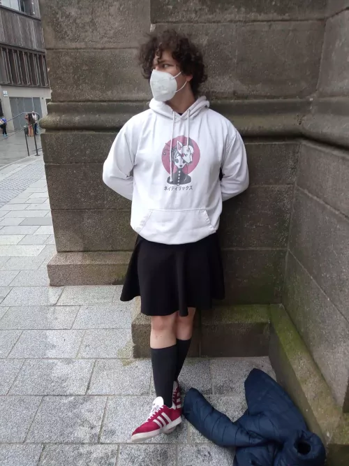 First time crossdressing in public, i was super nervous!