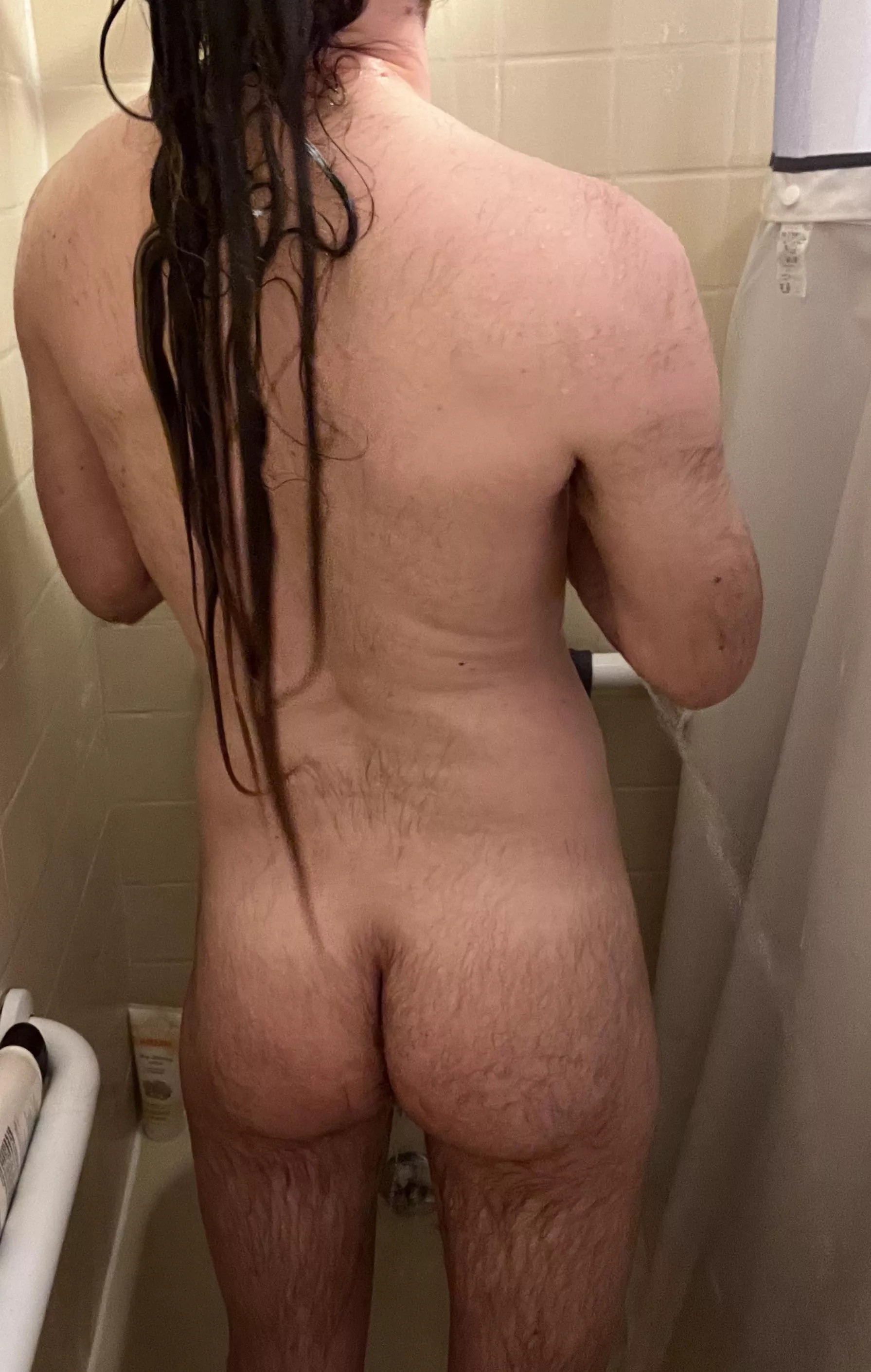 Hot shower on a rainy day