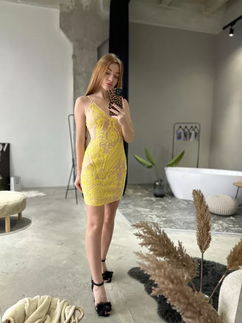 I look beautiful in it, don't I?